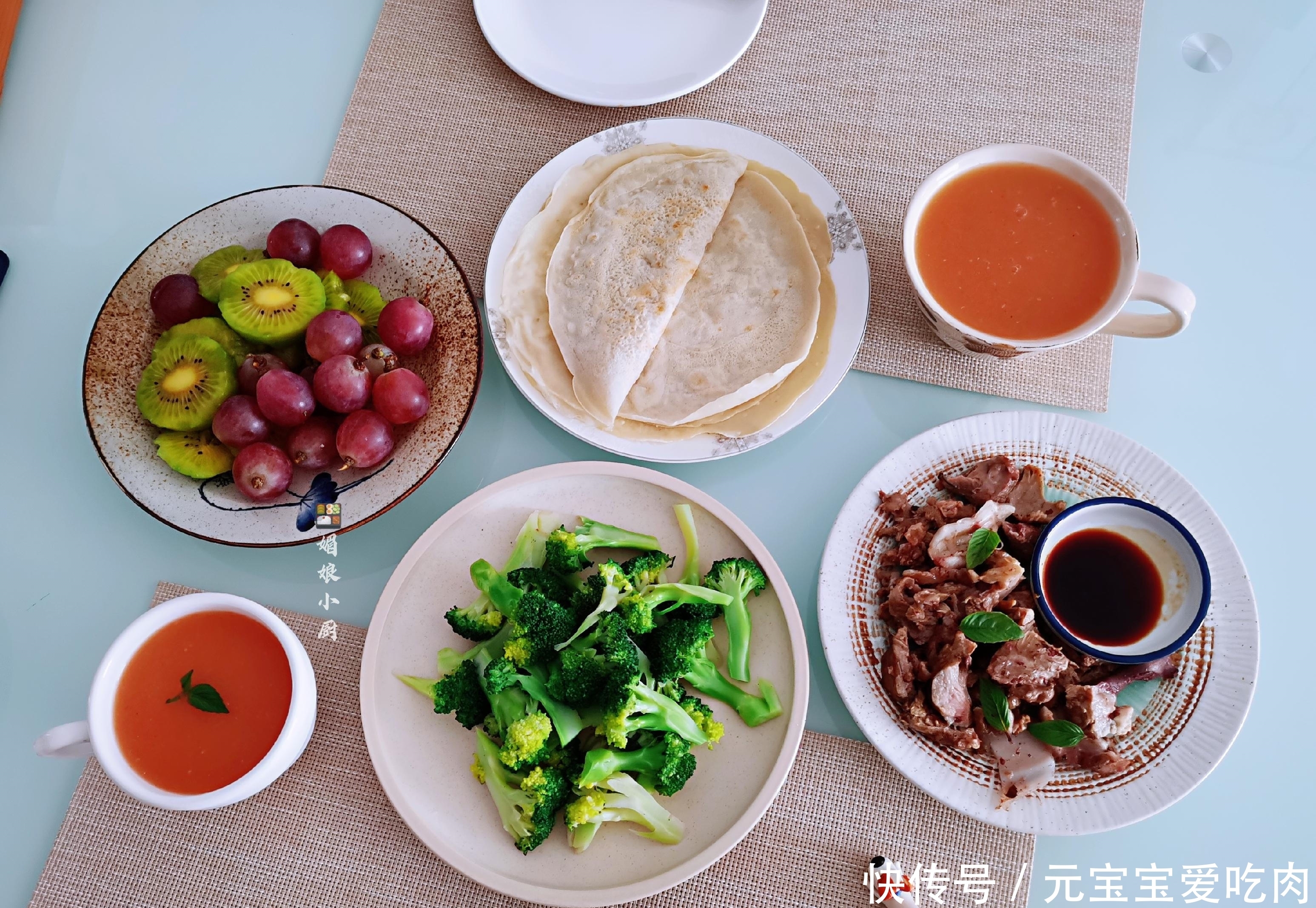 煎饼|假期早餐不马虎,不用早起做了煎饼和浓汤,家人爱吃生活有仪式