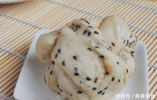 黑芝麻|简单好做的花生酱花卷,蓬松暄软,咬一口满嘴香