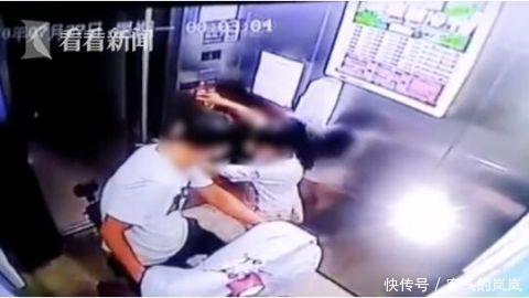 小女孩|男子骑电动车冲进电梯 被小女孩劝阻竟……