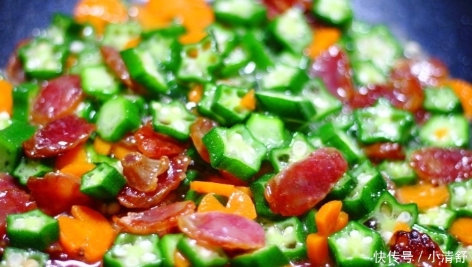 秋葵|秋葵第一次这么做,又简单又营养,不吃秋葵的孩子都夸太好吃