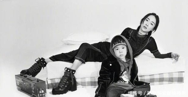  调皮|霍思燕与嗯哼艺术照曝光，一个调皮可爱一个美丽动人，杜江好福气