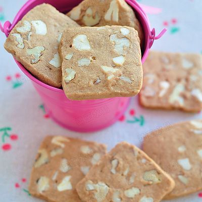  饼干|红糖腰果核桃饼干