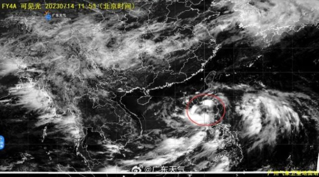 今年首个登陆台风正“奔向”广东