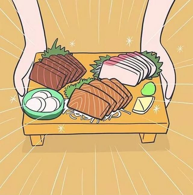  生鱼片|奇趣漫画：土豪在寿司店遇到猫咪，准备顶级的生鱼片招待它
