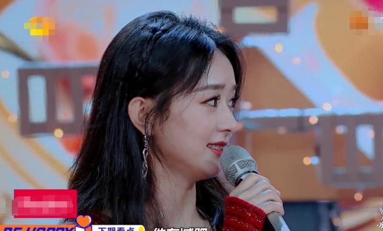  五级|32岁赵丽颖上节目，关掉五级美颜滤镜后，这皮肤说18岁我都信！