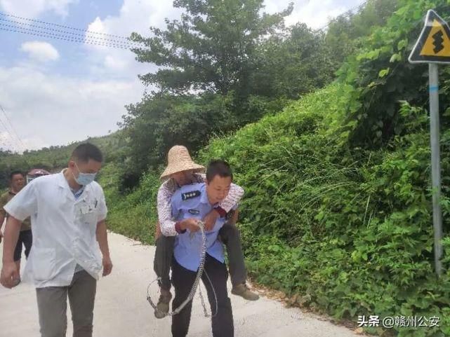  老表|兴国城岗一老表被“野兽绳”套住脚，无法动弹