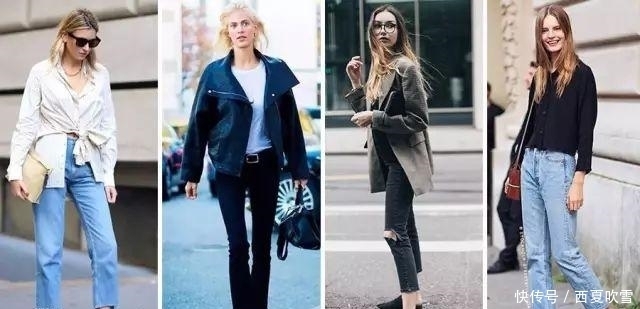 分烟管裤|九分裤+平底鞋,才是早秋最潮搭配