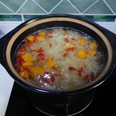  百合|木瓜莲子百合银耳羹