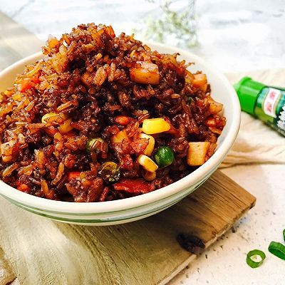  杏鲍菇|培根杏鲍菇酱油炒饭