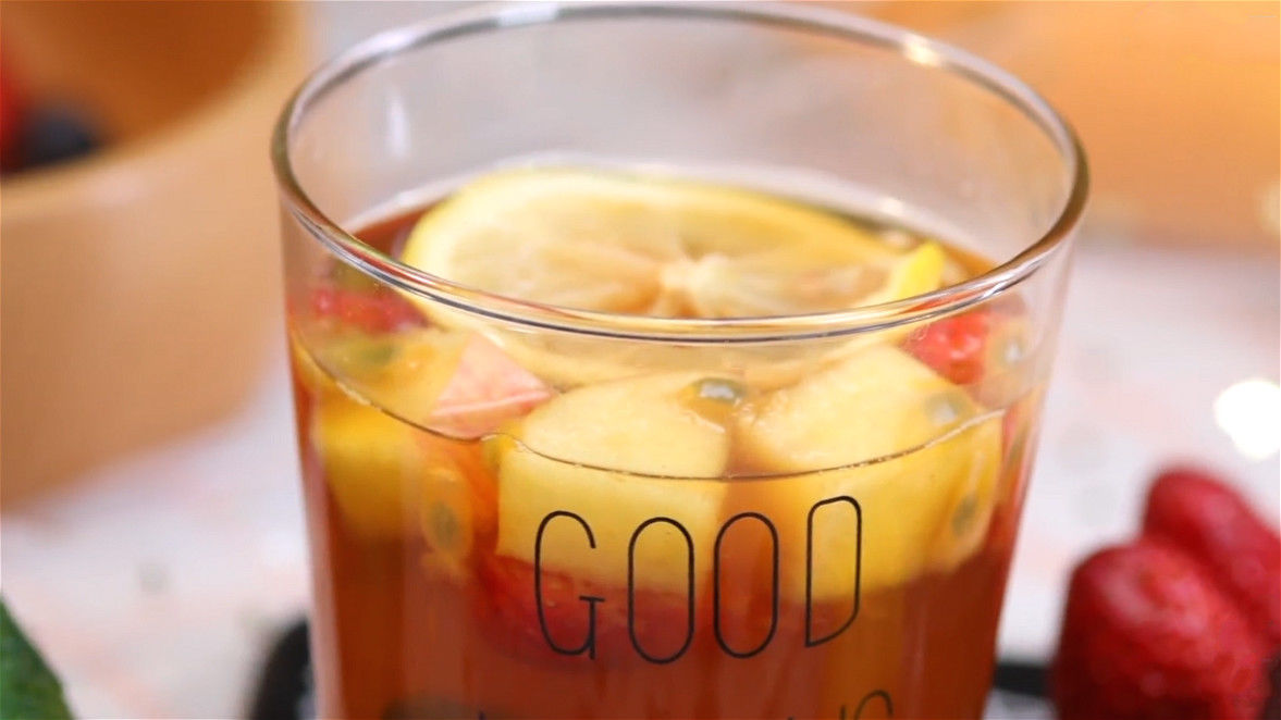 营养|教你自己做天然水果茶,开胃消食,营养好颜值高,清爽夏天