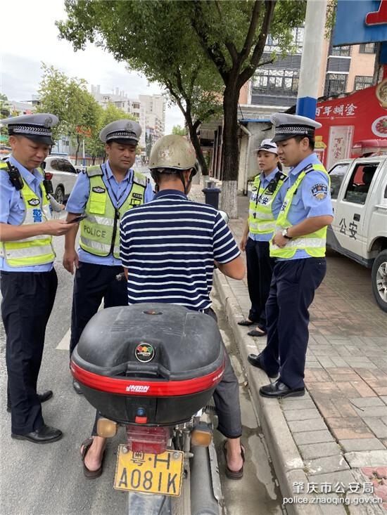 整治|节日不打烊！高要交警常态化整治摩电交通秩序