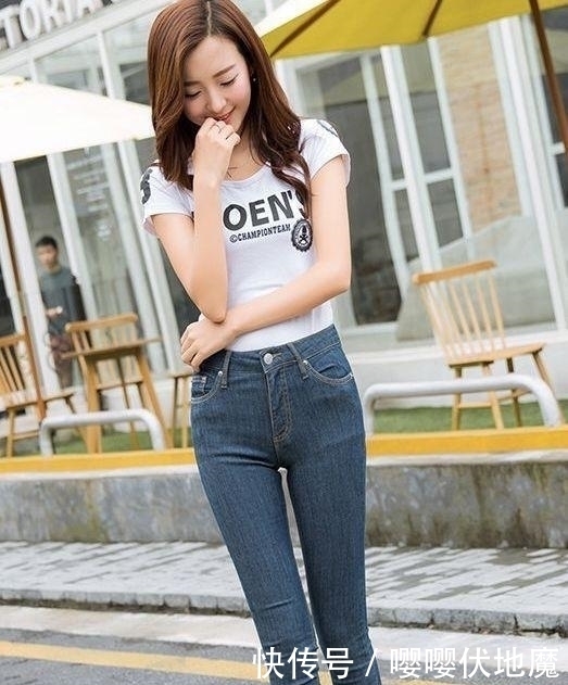  牛仔裤|腰细胯大的美女, 穿上牛仔裤更加漂亮了!