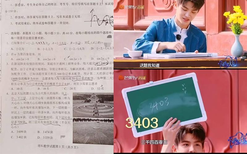 高考作文|xswl!王俊凯余诗曼“提点”高考作文 《遇见天坛》押中数学题