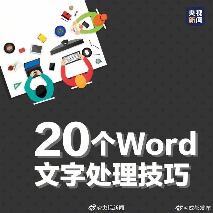  技巧|有用！20个Word文字处理技巧