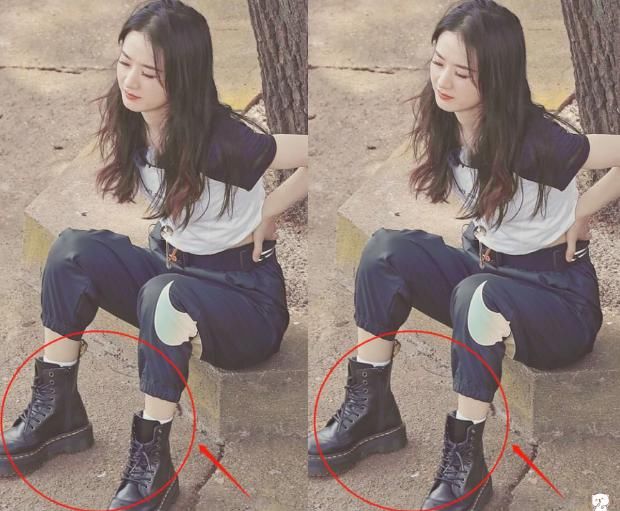  中餐厅|赵丽颖《中餐厅》生图再被曝，看到她脚下的鞋子后，你真是不怕热