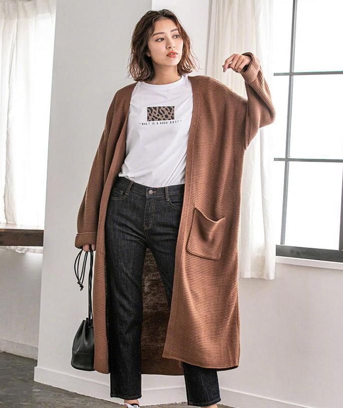 温柔|早晚微凉的秋季,温柔感满满的针织开衫就这样穿,保暖还方便!