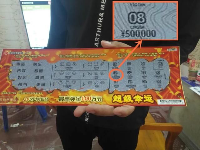 意外|生日聚餐等朋友，意外收获刮刮乐大奖50万元