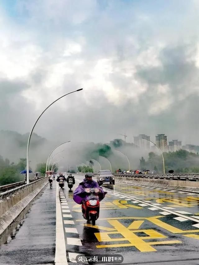  钱塘江|太仙！钱塘江“晨雾奇观”刷屏：恍如海市蜃楼
