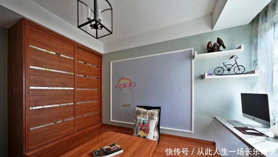 收纳|89平的三室一厅,美式格调休闲惬意,让人只想宅在家!