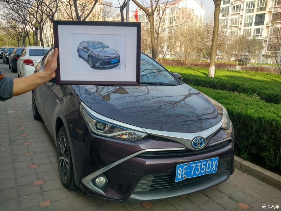  马克笔|汽车手绘半年报告 # 接触车手绘就是从一辆雷凌开始