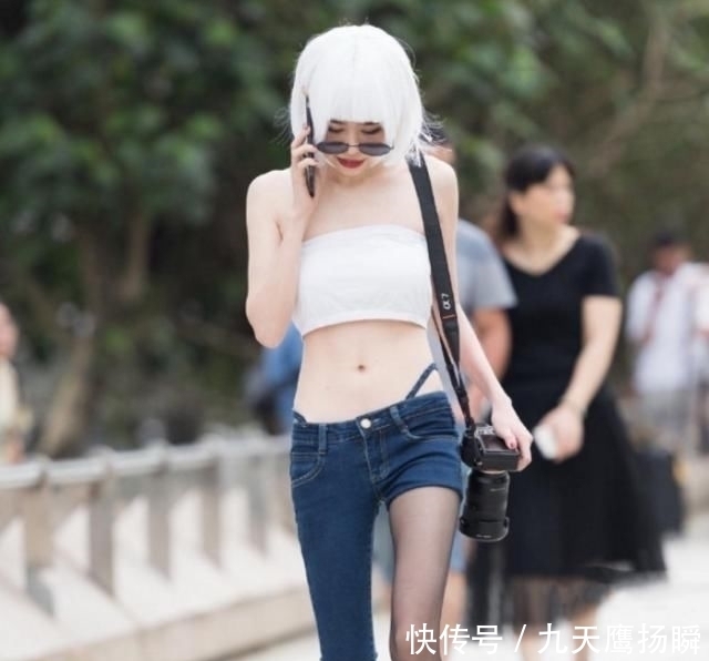 裤子|银发小魔女, 裤子只剩“一条腿”, 网友: 另一条送我