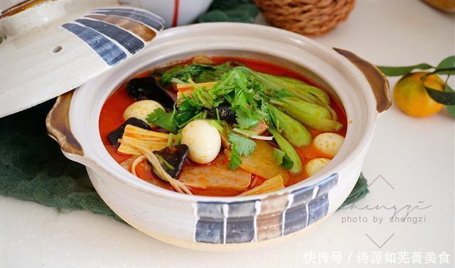 我家|网红麻辣烫做法,多加两样,味道香浓又入味!天冷我家一周吃2次