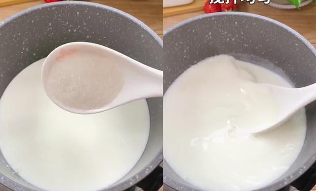 好吃|高颜值无色素又好吃的奶香芒果冻，Q弹爽口，做法简单零失败