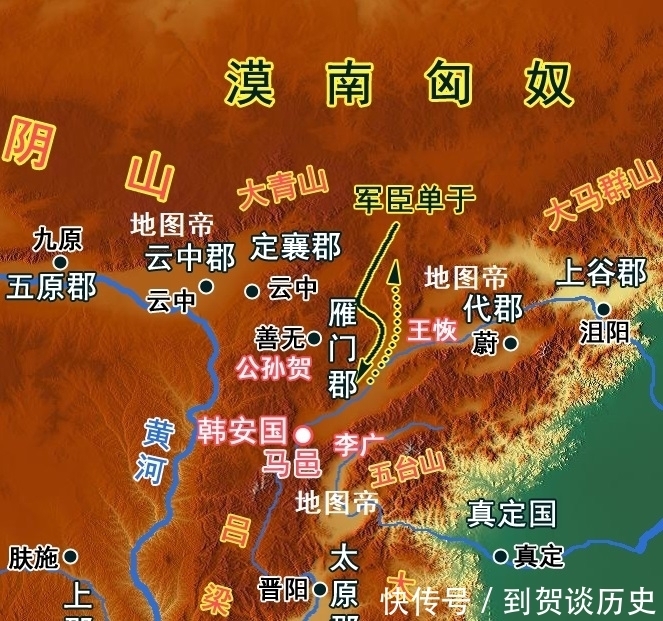 单于|马邑之围,军臣单于10万人马是如何逃出汉军包围圈的?