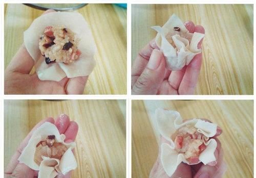 烧麦|糯米不光包粽子,加2元馄饨皮,比粽子好吃,孩子特喜欢