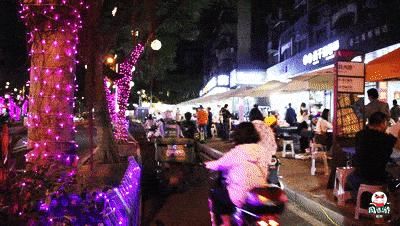 鼓西路|福州最美环湖夜市来啦！灯光秀、鲜花美食，一路逛吃逛吃！