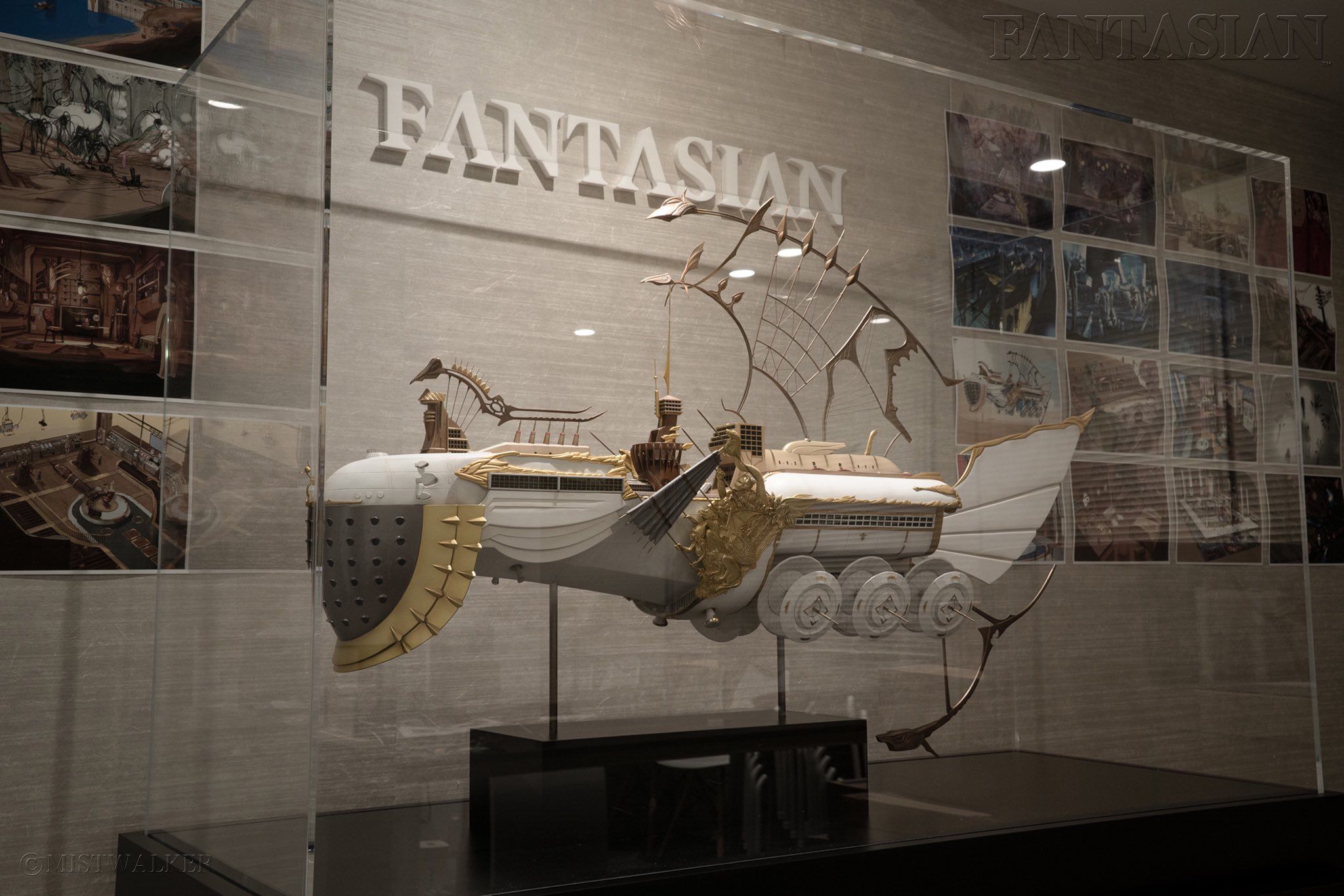 飞空艇|飞空艇情怀！坂口博信展示新游《Fantasian》开发模型