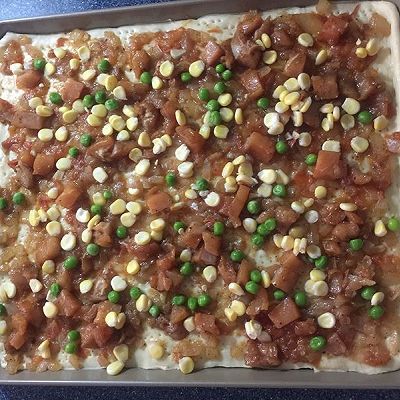  披萨|火腿鸡丁时蔬披萨