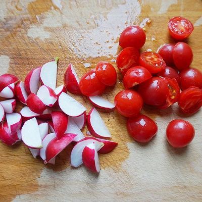 沙拉|蔬菜沙拉和香蕉奶昔