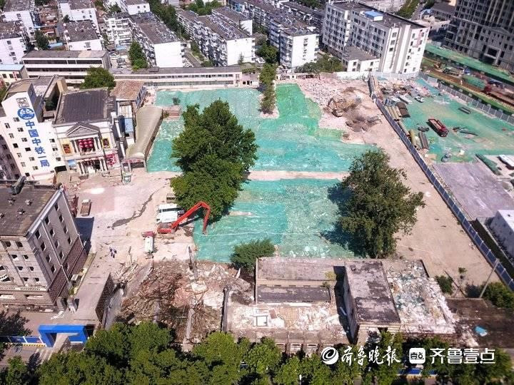 济南解放桥花卉水族市场拆除即将完成，三塑片区城市更新进行中