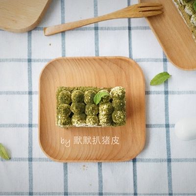 蛋糕|抹茶豆渣戚风蛋糕