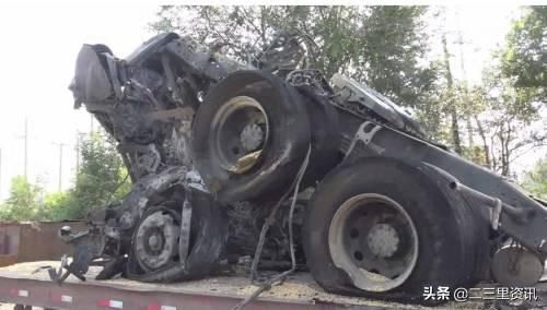  带伤|敬佩！两辆大货车相撞后燃起大火司机带伤勇敢救另外大货车卸车头