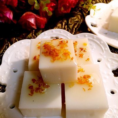  杏仁豆腐|桂花杏仁豆腐