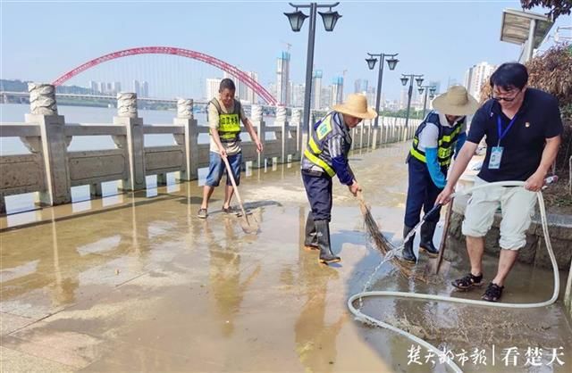  龙王庙|洪水回落，汉口龙王庙观景大道已清淤