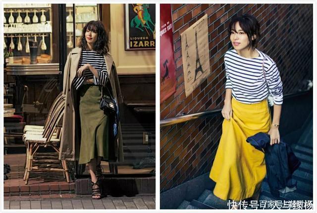 造型|一穿条纹就撞衫简约百搭包揽各种造型!