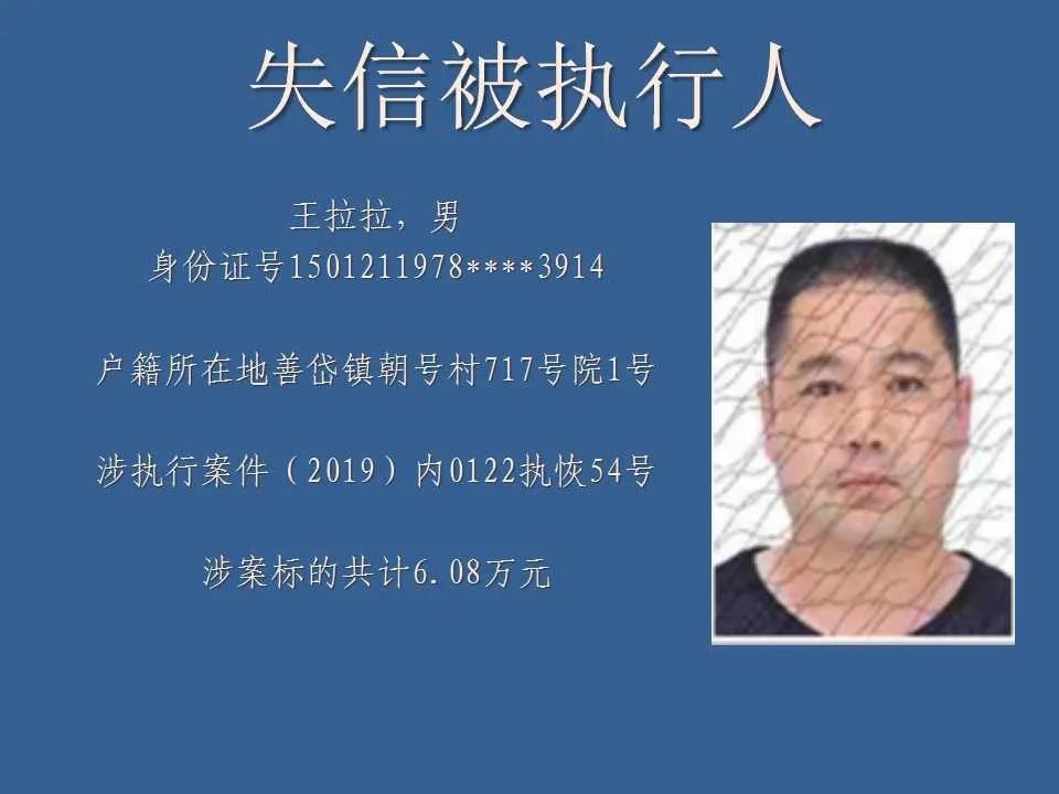 公布|快看！又一批失信被执行人名单公布