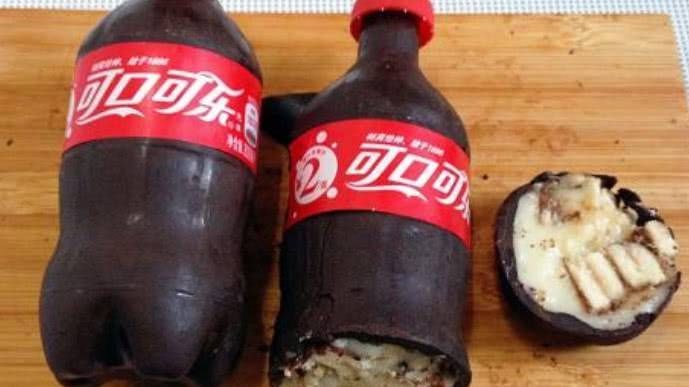 固体|你见过可以切开来的可乐吗新款可乐蛋糕了解一下