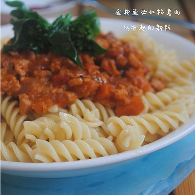  冰冻的金枪|金枪鱼西红柿意面