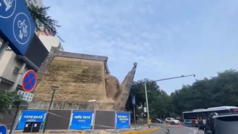  保护措施|西安明秦王府城墙坍塌 文物部门正在落实抢险保护措施