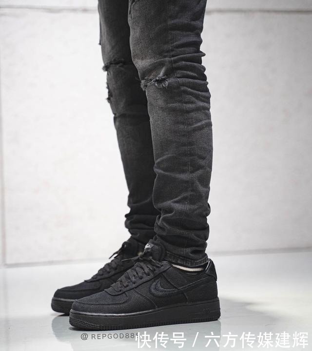 AF1|Stussy x AF1上脚果然香!两双配色你怎么选