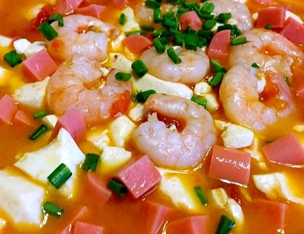 口味|家常南瓜泥豆腐 颜色金黄 口味鲜香 多谢转发