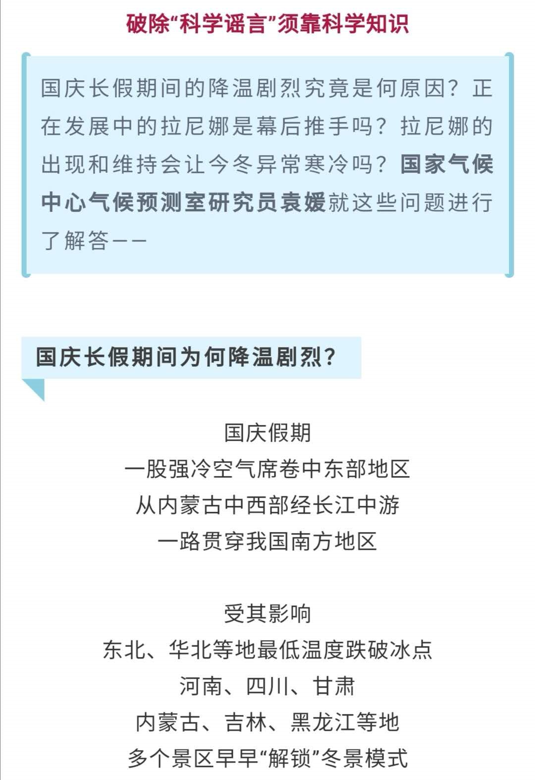 出行|出行提示！冻哭！降温10℃+霜冻+冰冻！今年或遇60年极寒冬天？真相是…