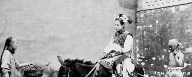 贵族|晚清真实老照片烧火做饭的农妇，最后一张骑着毛驴的贵族太太