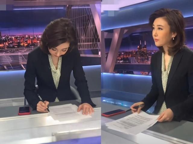  主播|央视主播李红录制花絮曝光，稿子密密麻麻写满字，幕后形象大不同