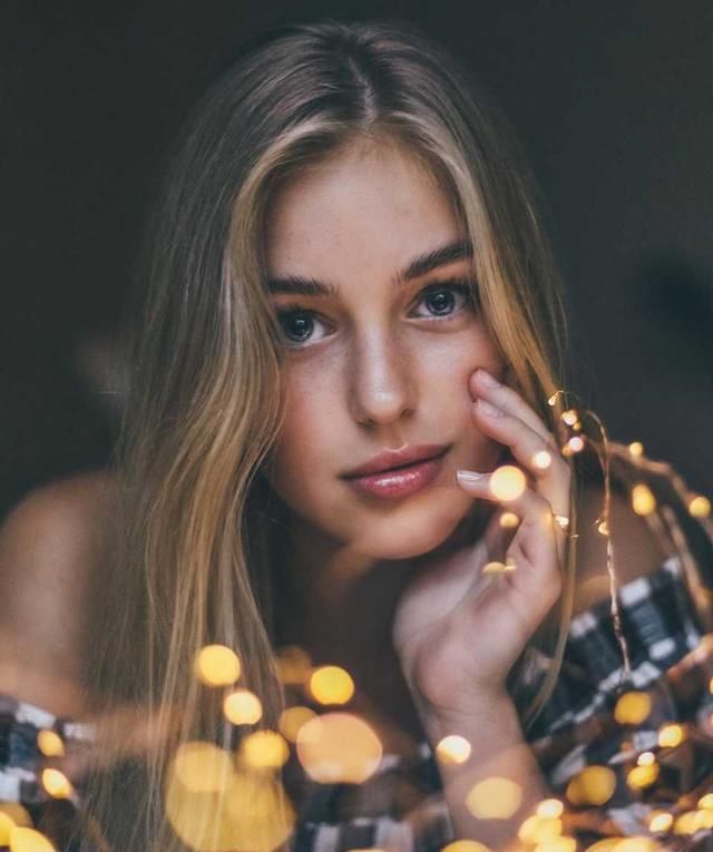  立体|超养眼高颜值欧美模特人像，金发碧眼与立体的五官，真的好美啊