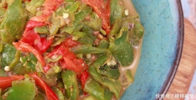 芝麻酱|偷偷告诉你,青椒这样做是真好吃